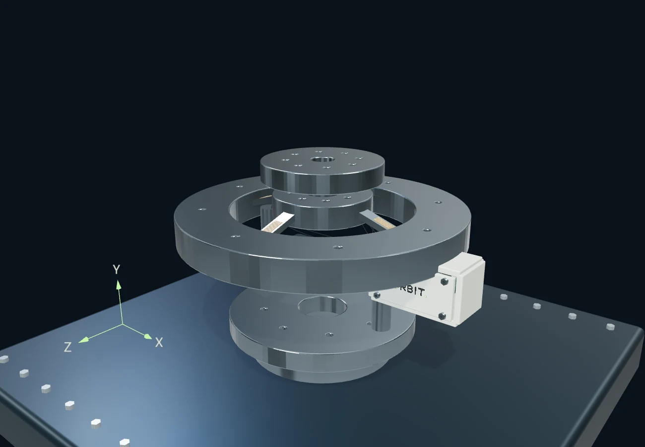 六维力传感器 · 3D 场景预览
