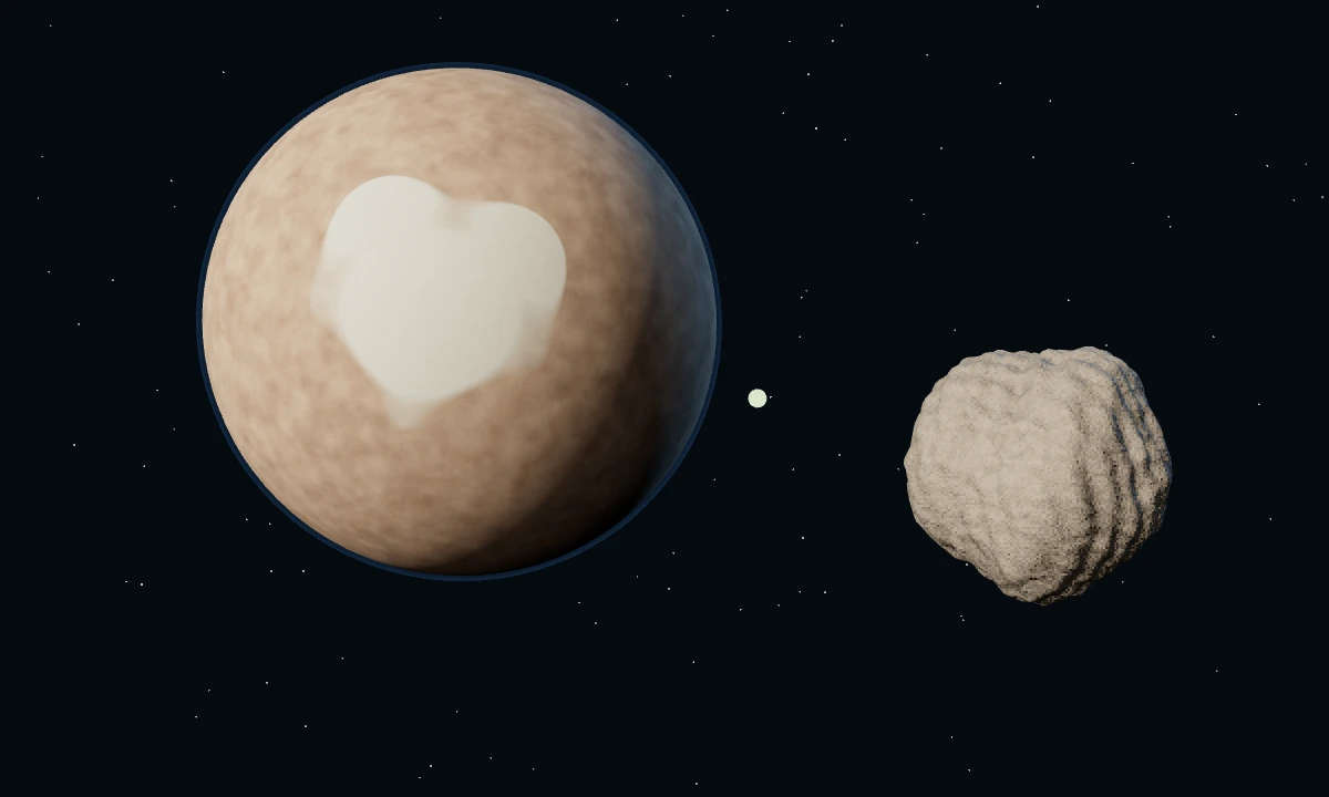 冥王星与柯伊伯带 · 3D 场景预览