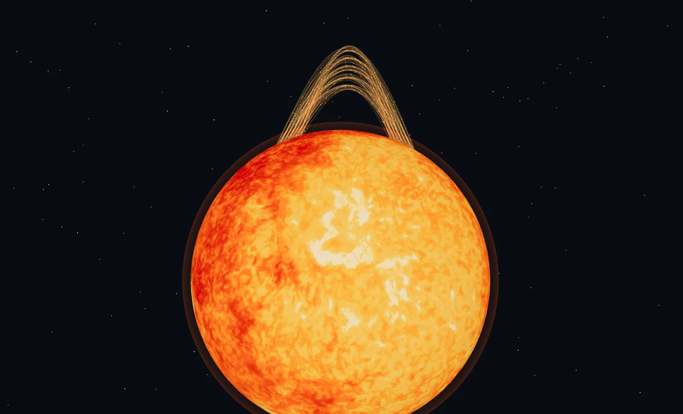 太阳与太阳活动 · 3D 场景预览