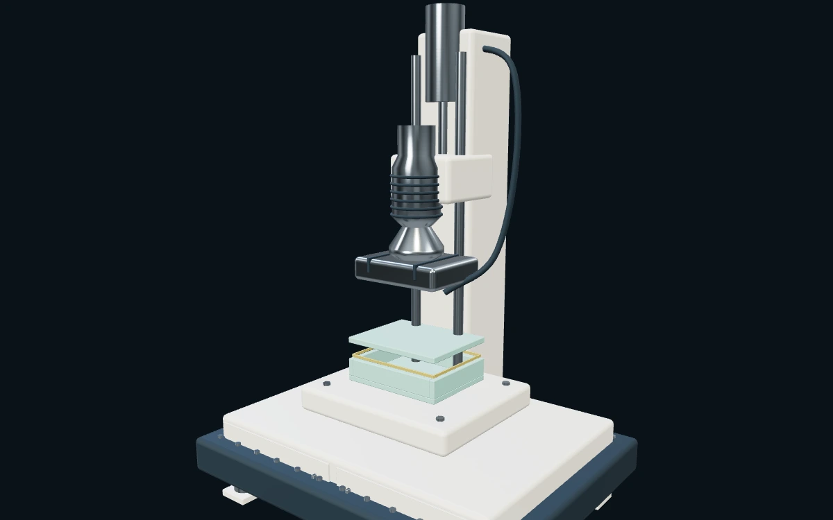 超声波焊接机 · 3D 场景预览