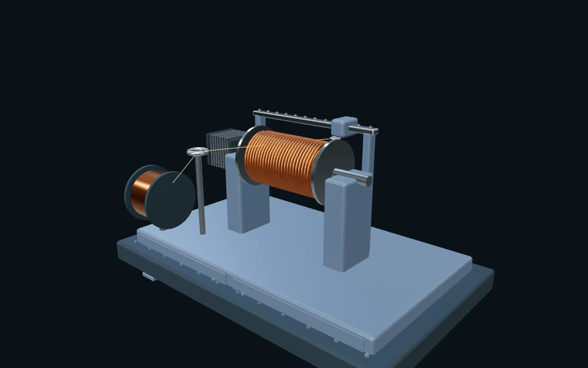 自动绕线机 · 3D 场景预览
